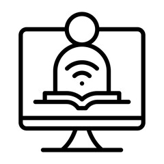 Poster - Online Learning Icon