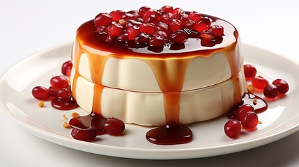 Sticker - cheesecake with cherries