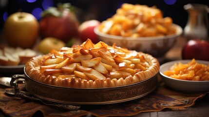 Poster - baked apple pie