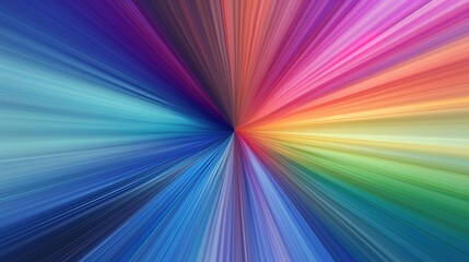 Sticker - abstract rainbow background