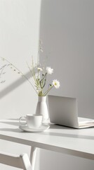 Poster - Minimalist mockup setup with a white background for a polished look.
