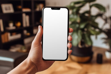 Poster - Png mobile phone mockup, transparent screen