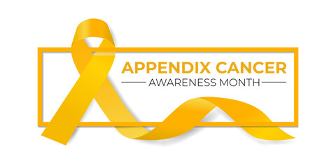 Appendix Cancer Awareness Month background template. Holiday concept. Health awareness Banner poster, flyer and background design.