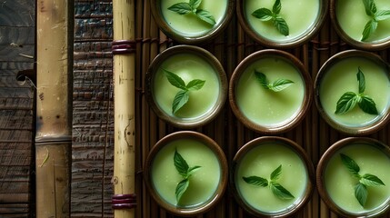 Khanom Thuay, Thai coconut milk custard 