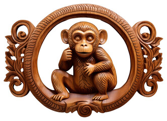 Sticker - PNG A monkey art mammal animal.