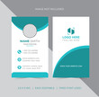 © Real Designer - Corporate vertical buisness card template design