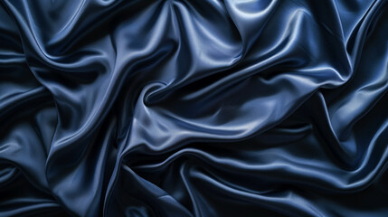 Sticker - plain wave luxuries navy blue of fabric