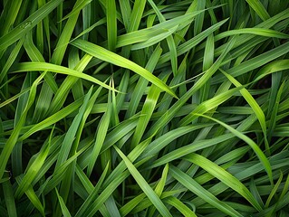 Canvas Print - Lush Green Grass Texture Perfect for Outdoor Product Displays and Mockup Backgrounds