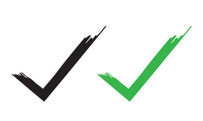 Wall Mural - checkmark done icon. check mark select tick icon. vector illustration. eps 10