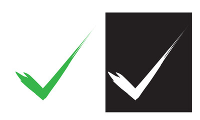 Wall Mural - checkmark done icon. check mark select tick icon. vector illustration. eps 10