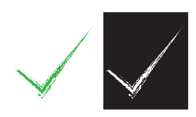 Wall Mural - checkmark done icon. check mark select tick icon. vector illustration. eps 10