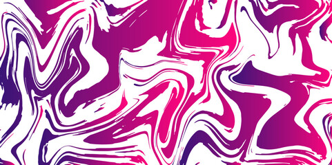 Aufkleber - Abstract bright multicolored Liquid marble mixed oil paints. Red and White Marbleized Stripes with Splash of paint. Colorful Hydro painting liquid design.