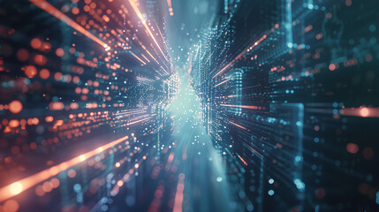 Poster - digital transformation conceptual for next generation technology era
