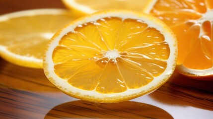 Wall Mural - orange slices