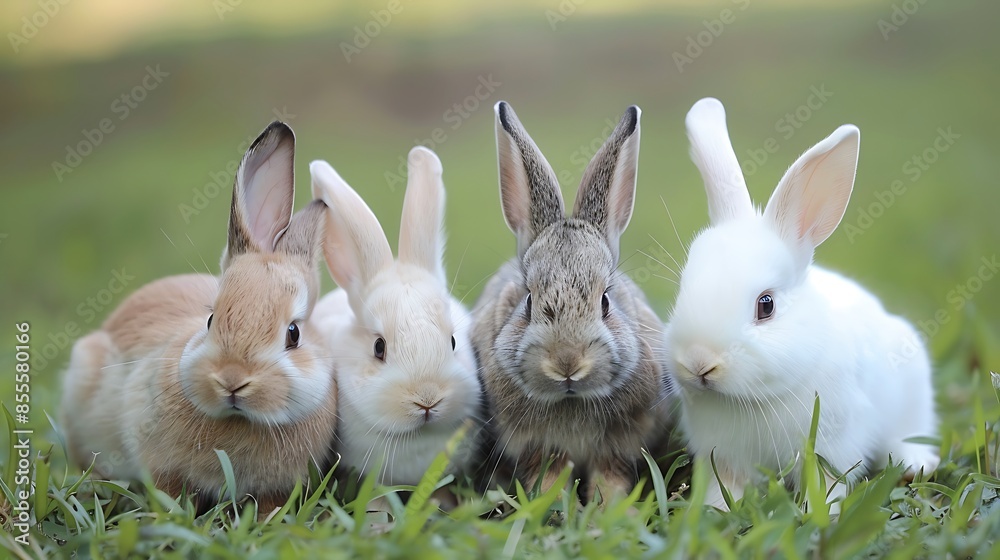 Rabbits also known as bunnies or bunny rabbits are small mammals in the ...