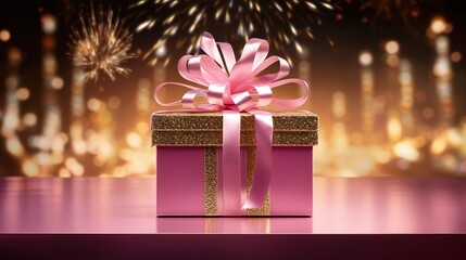 Sticker - christmas gift box