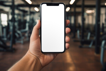 Wall Mural - Smartphone screen png transparent mockup