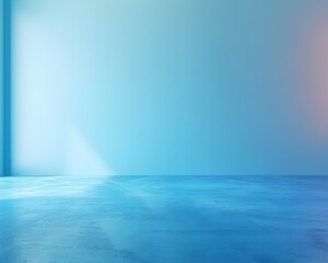 Wall Mural - Soft Light Blue Gradient Background for Serene Product Presentation