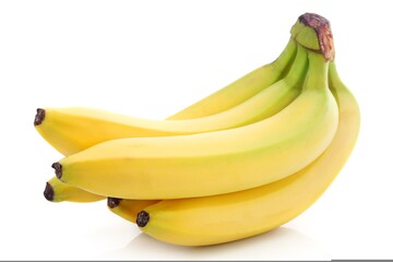 banana, fruit, isolated, food, yellow, healthy, bananas, white, tropical, bunch, ripe, fresh, snack, organic, sweet, eating, diet, peel, freshness, object, vegetarian, health, nature, color, natural