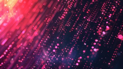 Binary code background illustration generated by ai