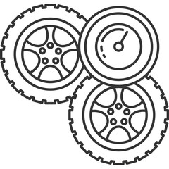 Poster - Tire Service Icon