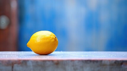 Poster - lemon on the table