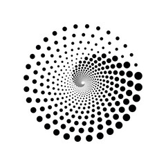 Poster - abstract halftone background