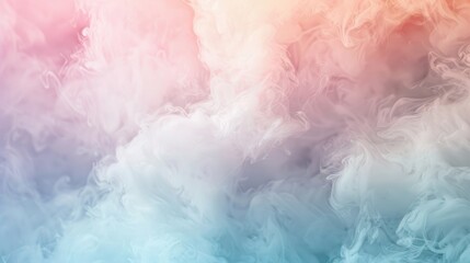Poster - Abstract pastel background with cloud like texture in a gradient surface Creative artistic wall covering