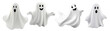 © Rawpixel.com - Halloween ghost png element set on transparent background
