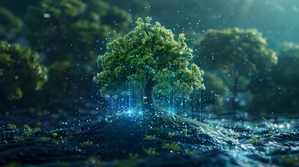 Poster - AI Powered Digital Ecosystem Monitoring Environmental Conditions for Sustainable Solutions