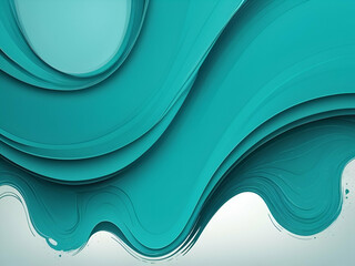 Wall Mural - abstract childish Stylish turquoise background texture