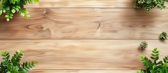 Aufkleber - Office and home wood furniture background picture. Copy space image. Place for adding text or design