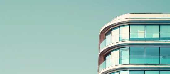 Aufkleber - Abstract modern building. with copy space image. Place for adding text or design