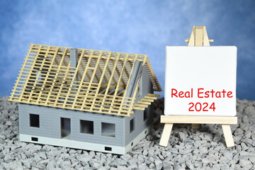 Poster - Immobilier construction logement maison Real Estate 2024