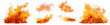 © Rawpixel.com - PNG fire burning effect transparent  cut out element set