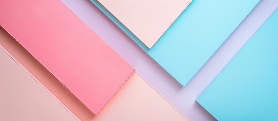 Poster - Insulation material pastel background    Abstract. with copy space image. Place for adding text or design
