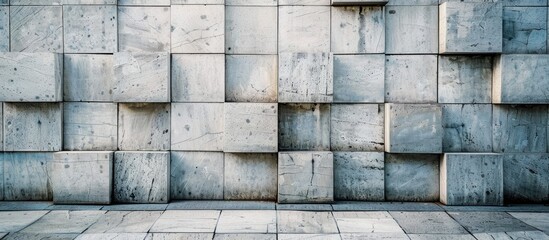Aufkleber - Texture of the block on the wall. with copy space image. Place for adding text or design
