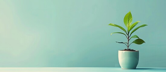 Poster - E-learning Online Education Training Webinar Seminar Personal Development and Professional growth. Copy space image. Place for adding text or design