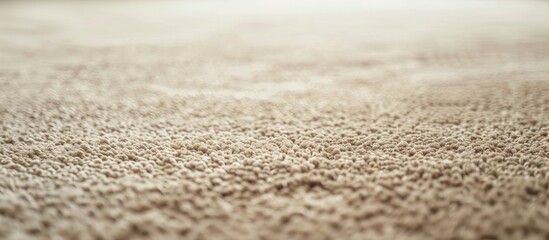 Canvas Print - Background picture of a soft beige carpet. with copy space image. Place for adding text or design