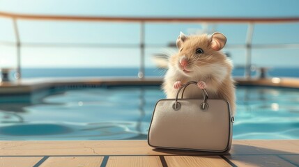 Sticker - A Hamsters Luxury Cruise