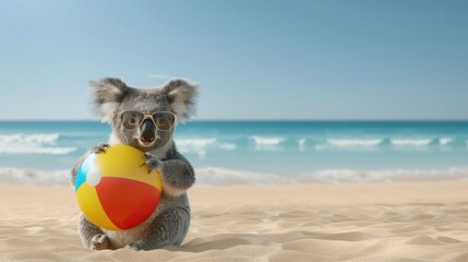 Sticker - Koala Beach Day