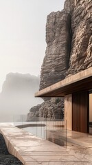 Wall Mural - Luxurious mountain villa located at altitude