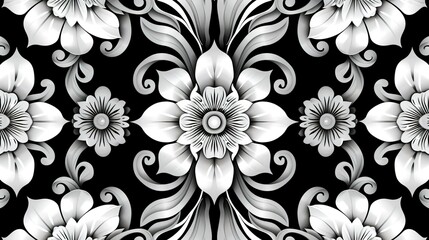 Black and white wallpaper