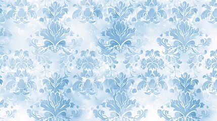Wall Mural - Light blue pattern wallpaper