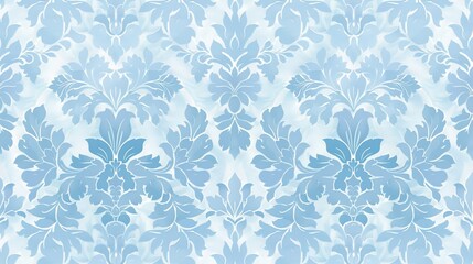 Light blue pattern wallpaper