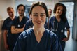 © MD Media - Medical nurse and doctor colleagues, Diversity, men or women medical group