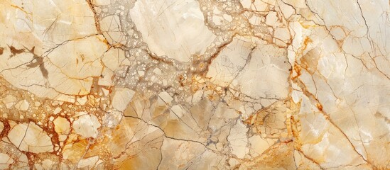 Aufkleber - Italian Beige breccia Marble Texture Background using for interior exterior Home decoration wallpapers Wall tiles and floor tiles slab surface. with copy space image. Place for adding text or design