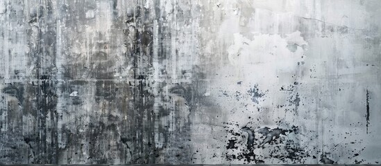 Poster - Background image with sketches and drawings on grey wall. with copy space image. Place for adding text or design