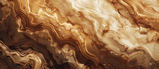 Poster - Flavored Coffee color. Desert. Modern and contemporary wallpaper for interior design. Background and Texture. with copy space image. Place for adding text or design
