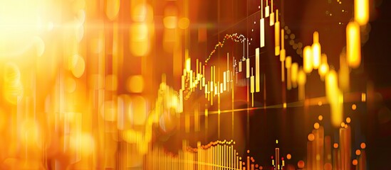 Poster - business team investment entrepreneur analysis graph stock trading stock chart ideas. Copy space image. Place for adding text or design